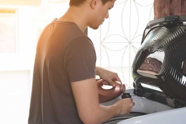 Процесс смазки и завершение работы